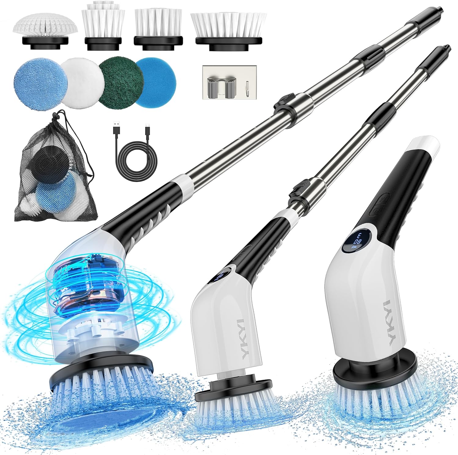 rechargeable electric scrubbing brush